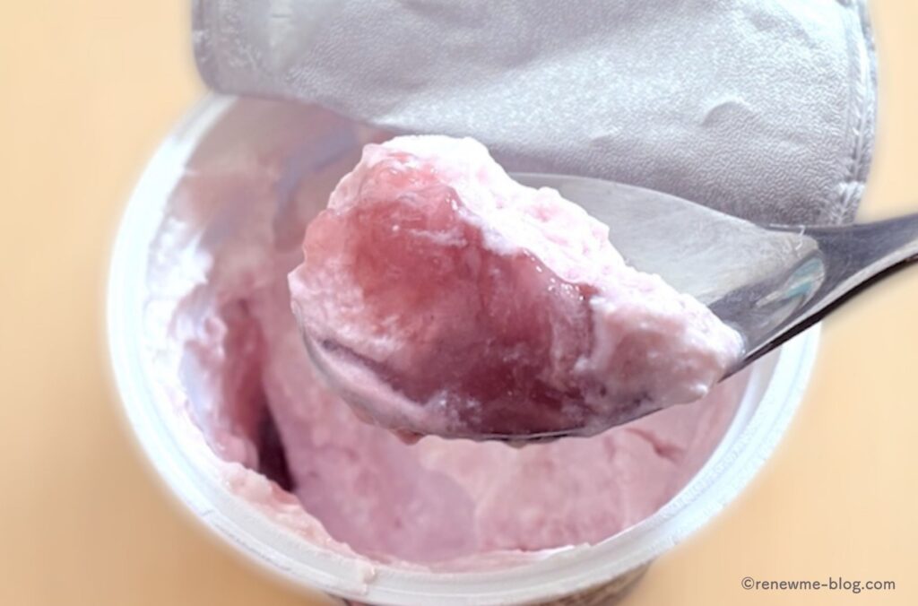 ベリーミックス＆アサイーのソース部分