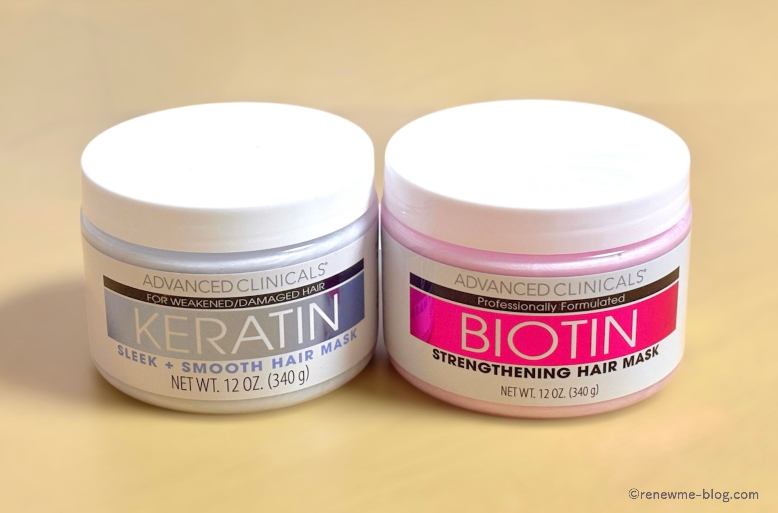 ケラチンヘアマスクとビオチンヘアマスク